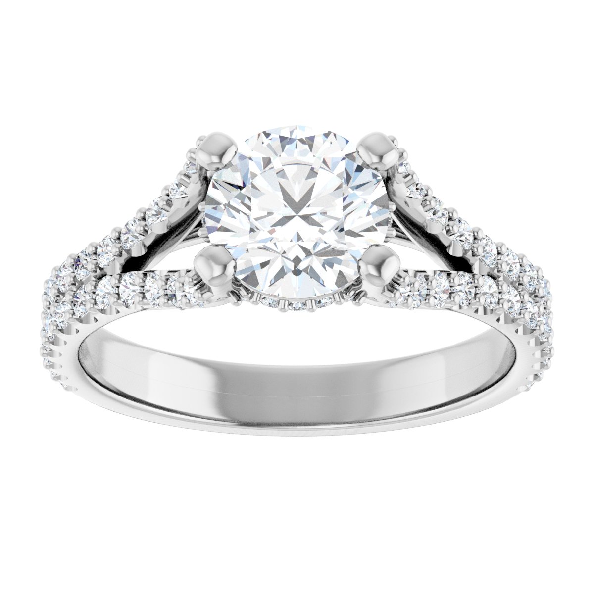Cathedral Engagement Ring