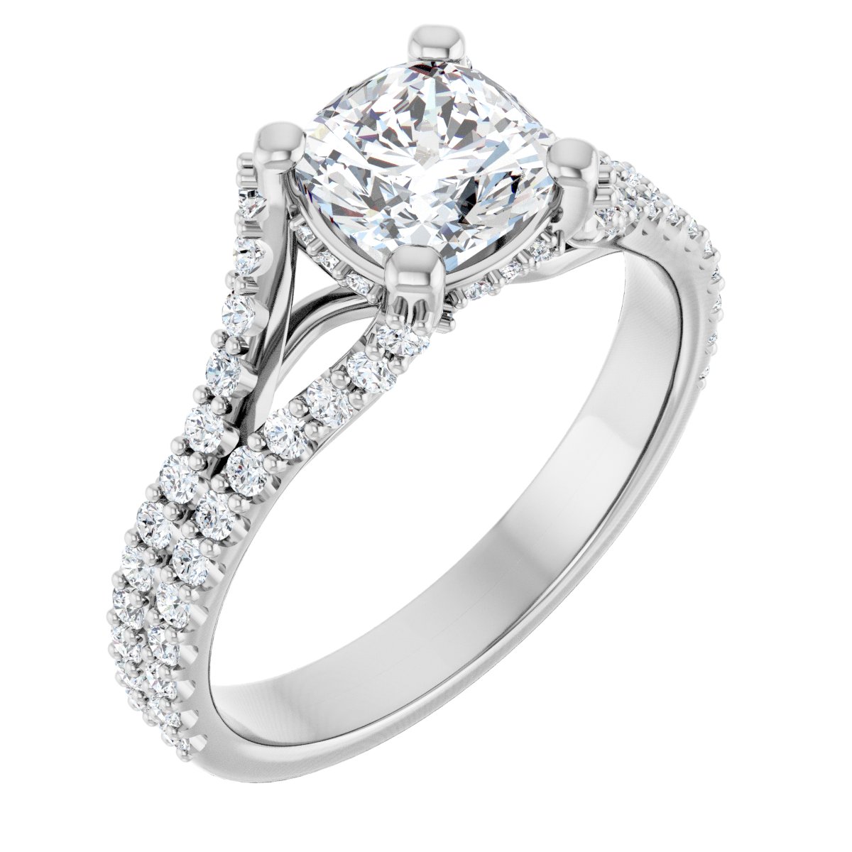 Cathedral Engagement Ring
