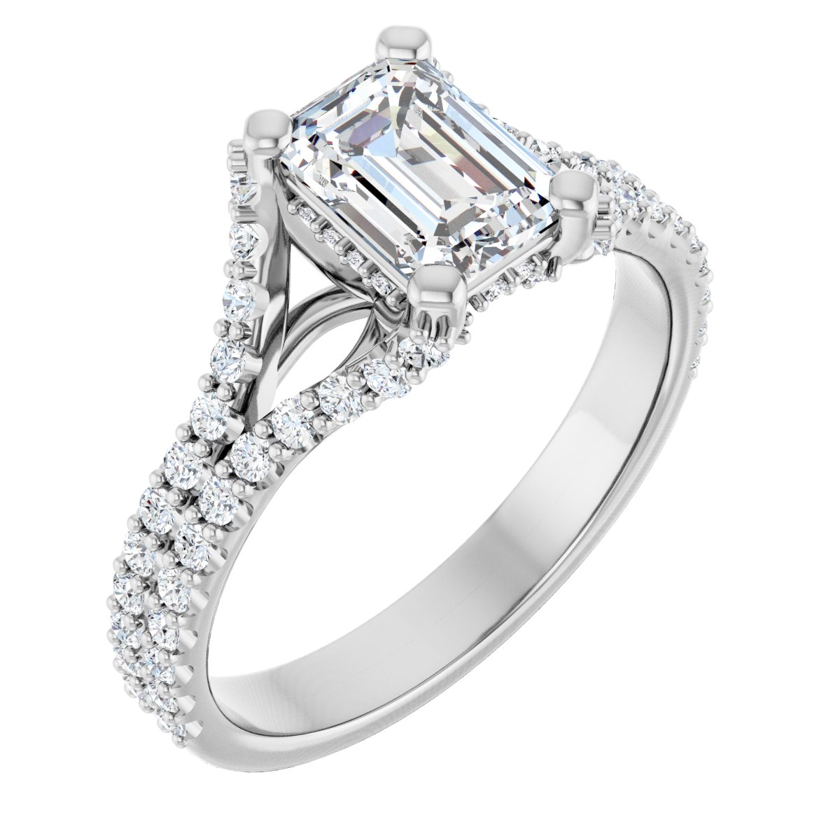 Cathedral Engagement Ring