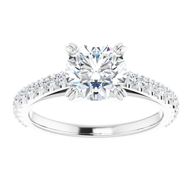 Accented Engagement Ring