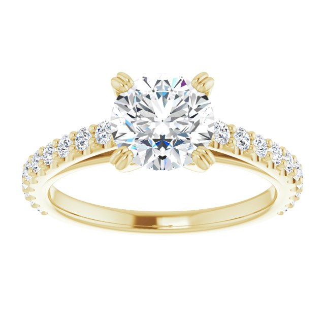 Accented Engagement Ring