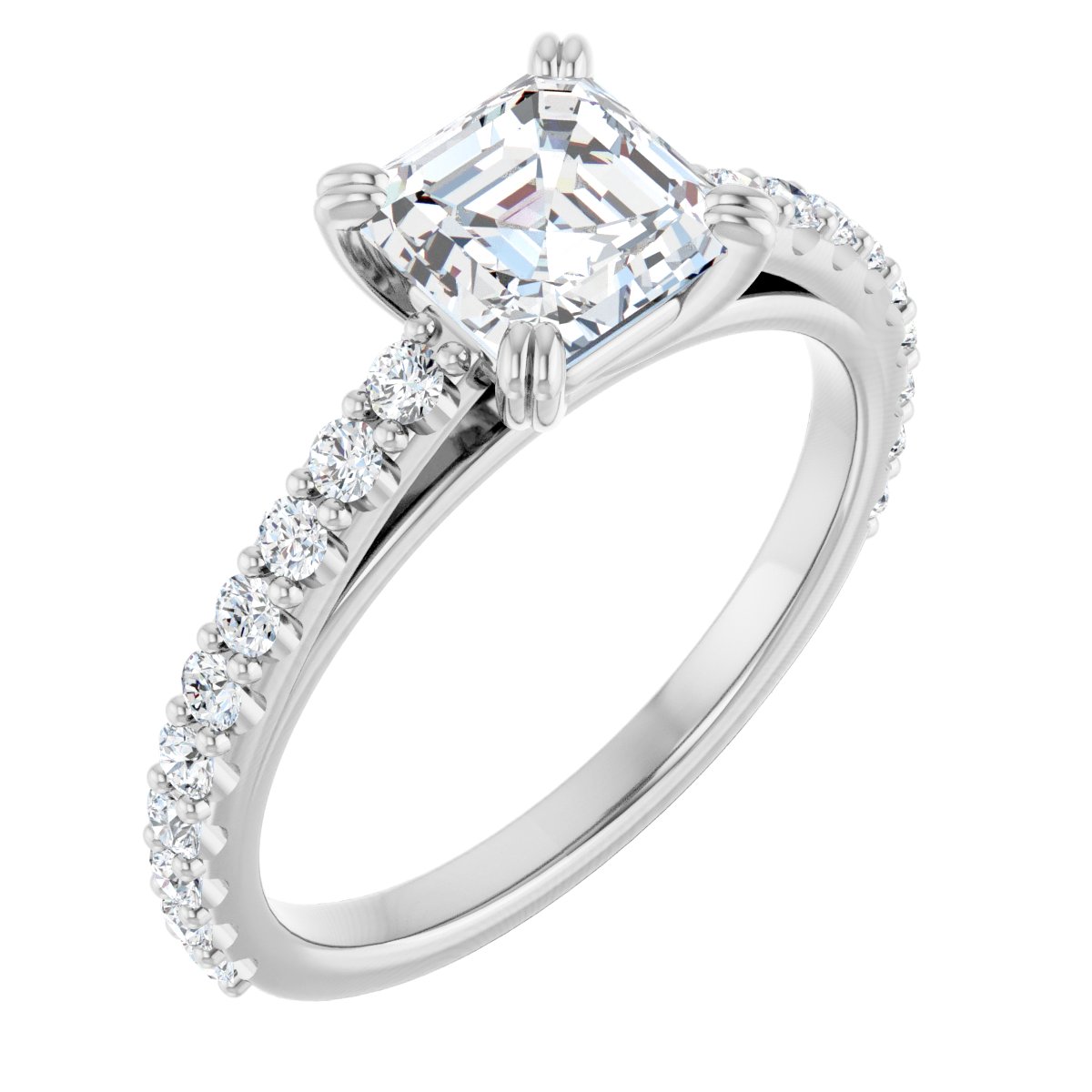 Accented Engagement Ring