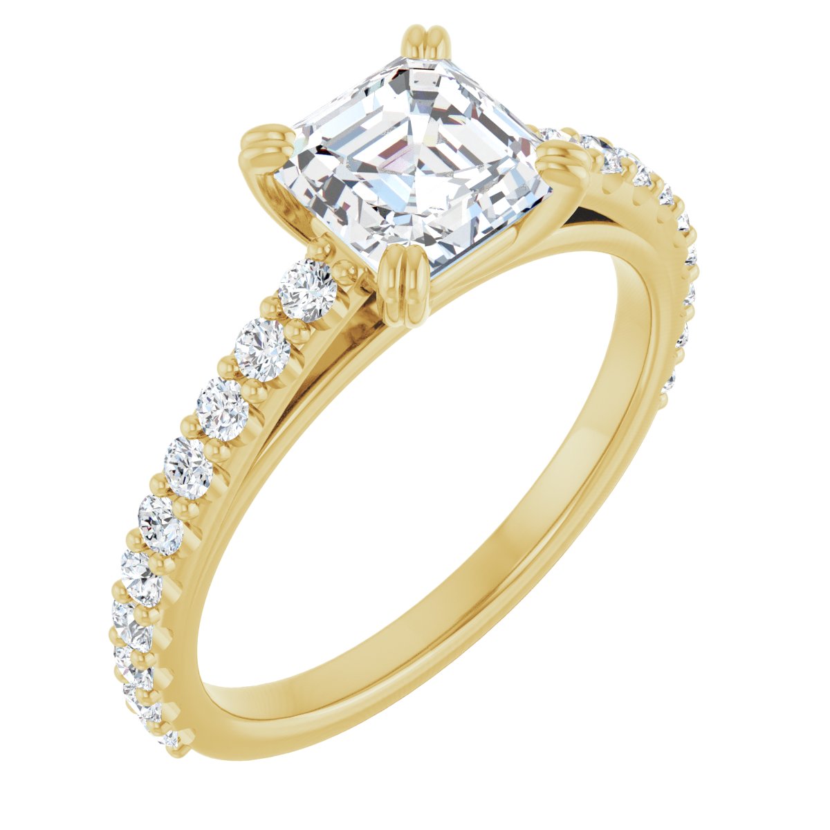 Accented Engagement Ring