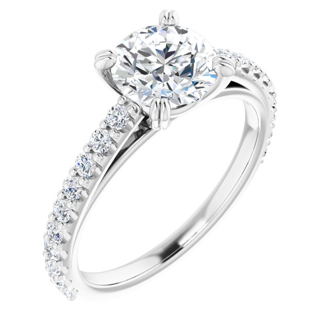 Accented Engagement Ring