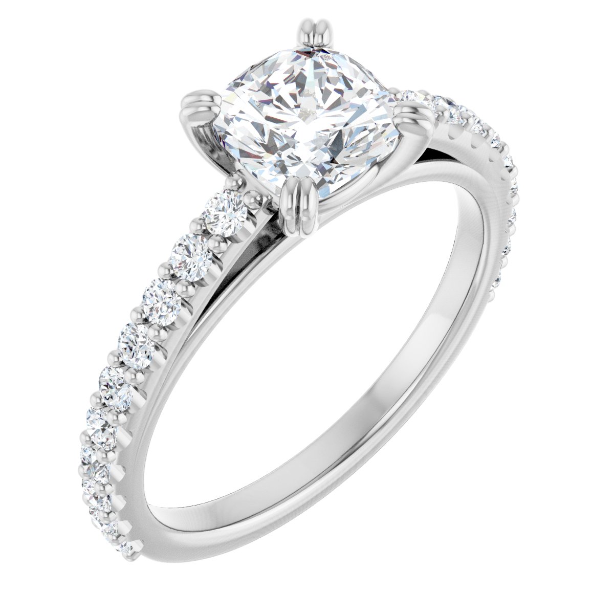 Accented Engagement Ring
