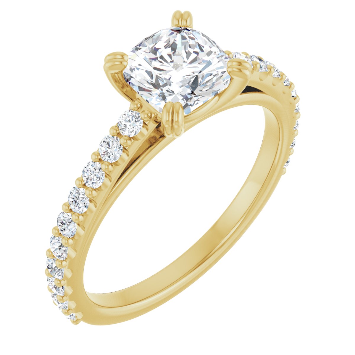 Accented Engagement Ring
