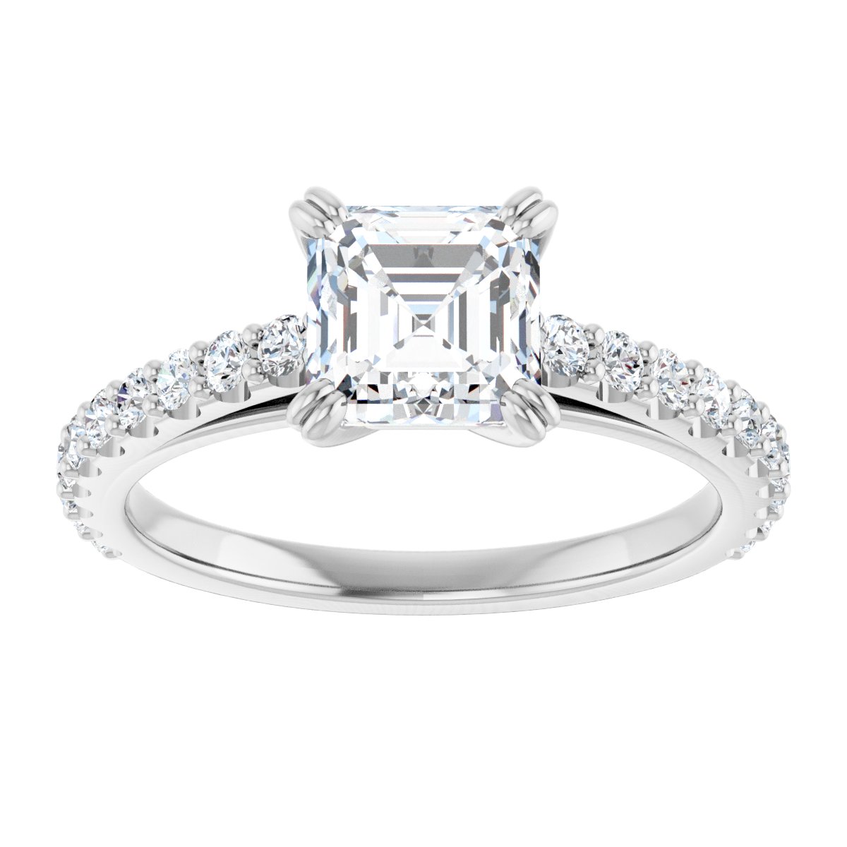 Accented Engagement Ring
