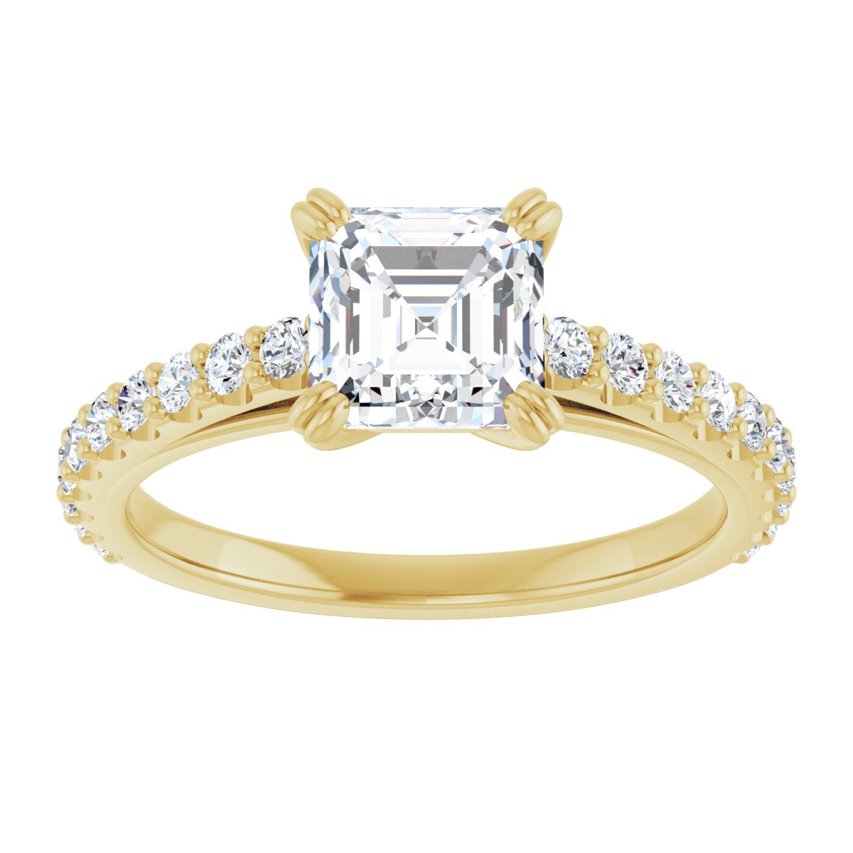 Accented Engagement Ring