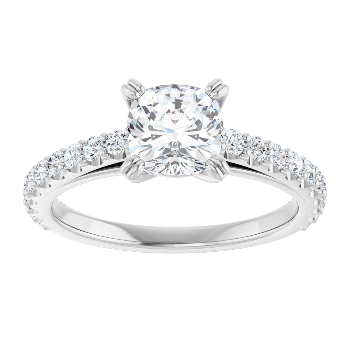 Accented Engagement Ring