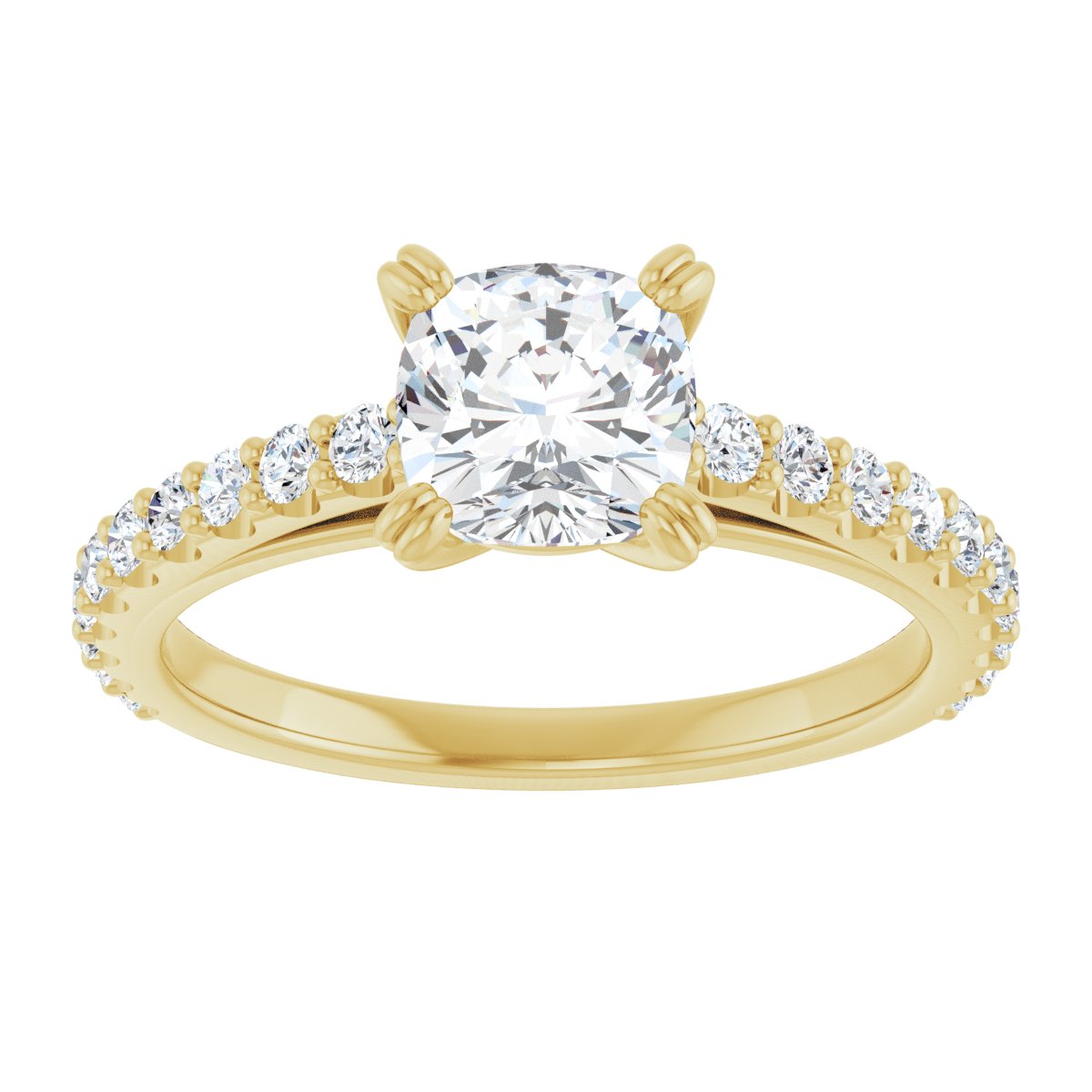 Accented Engagement Ring
