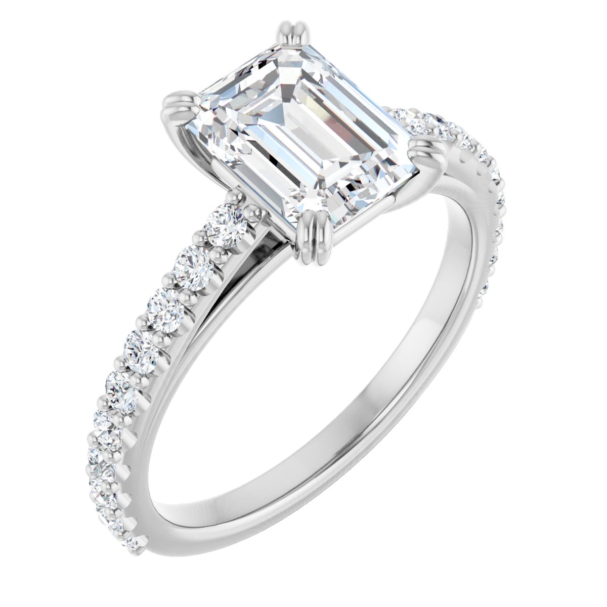 Accented Engagement Ring