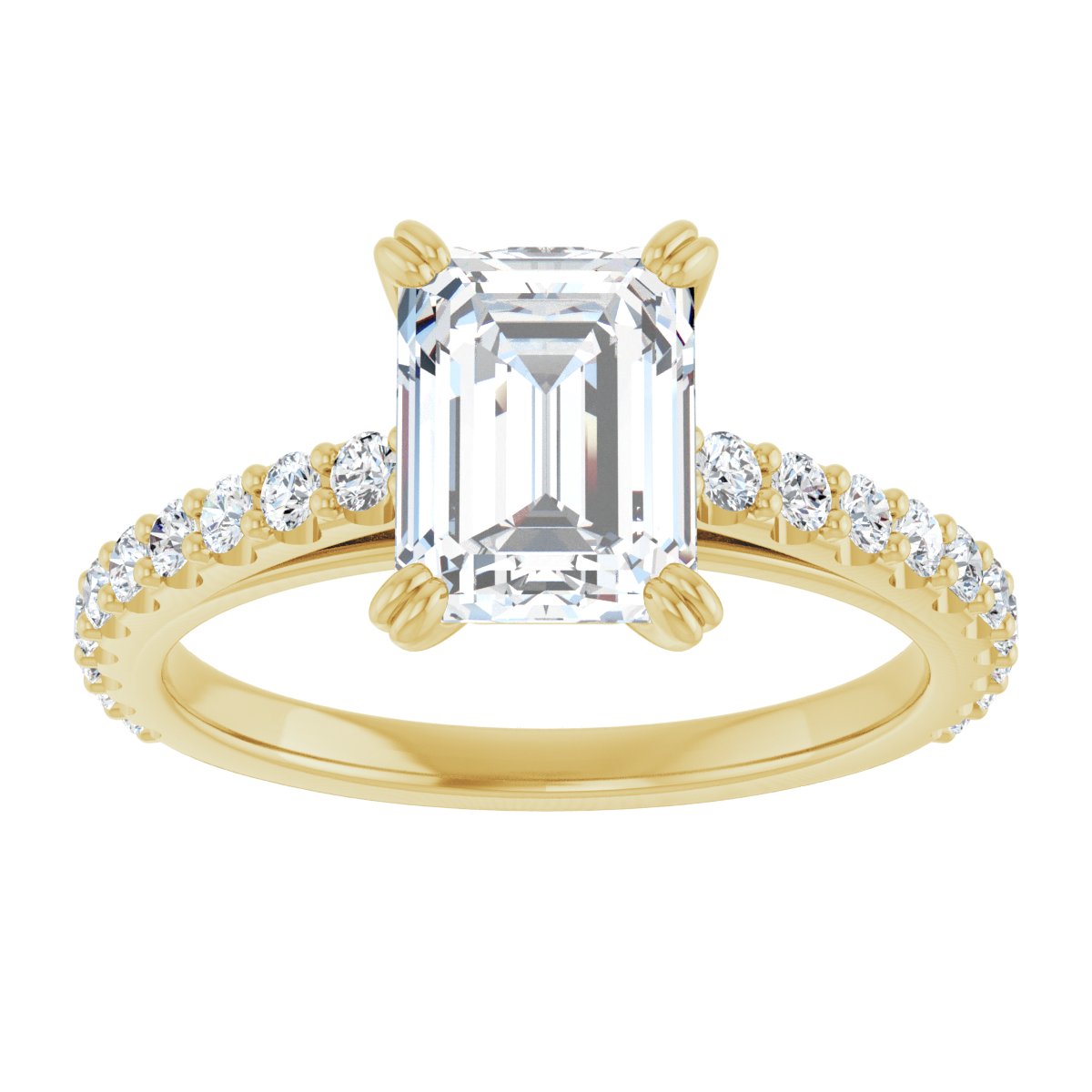 Accented Engagement Ring
