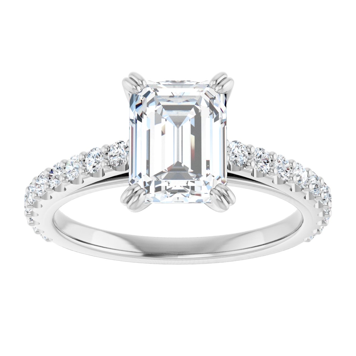 Accented Engagement Ring