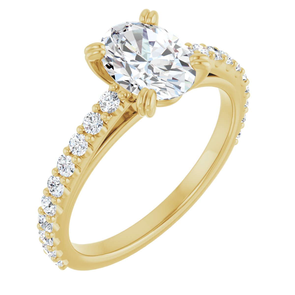 Accented Engagement Ring