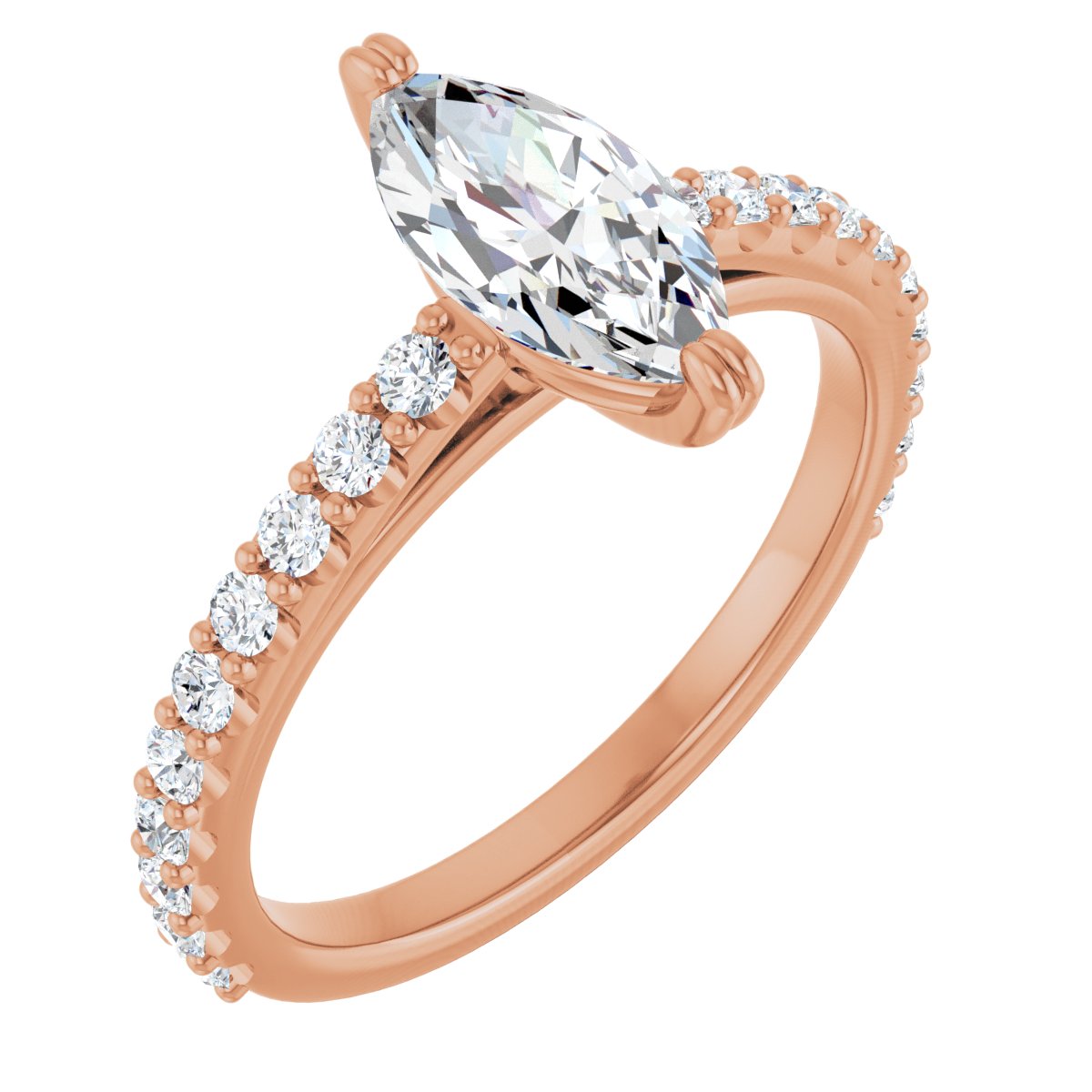 Accented Engagement Ring