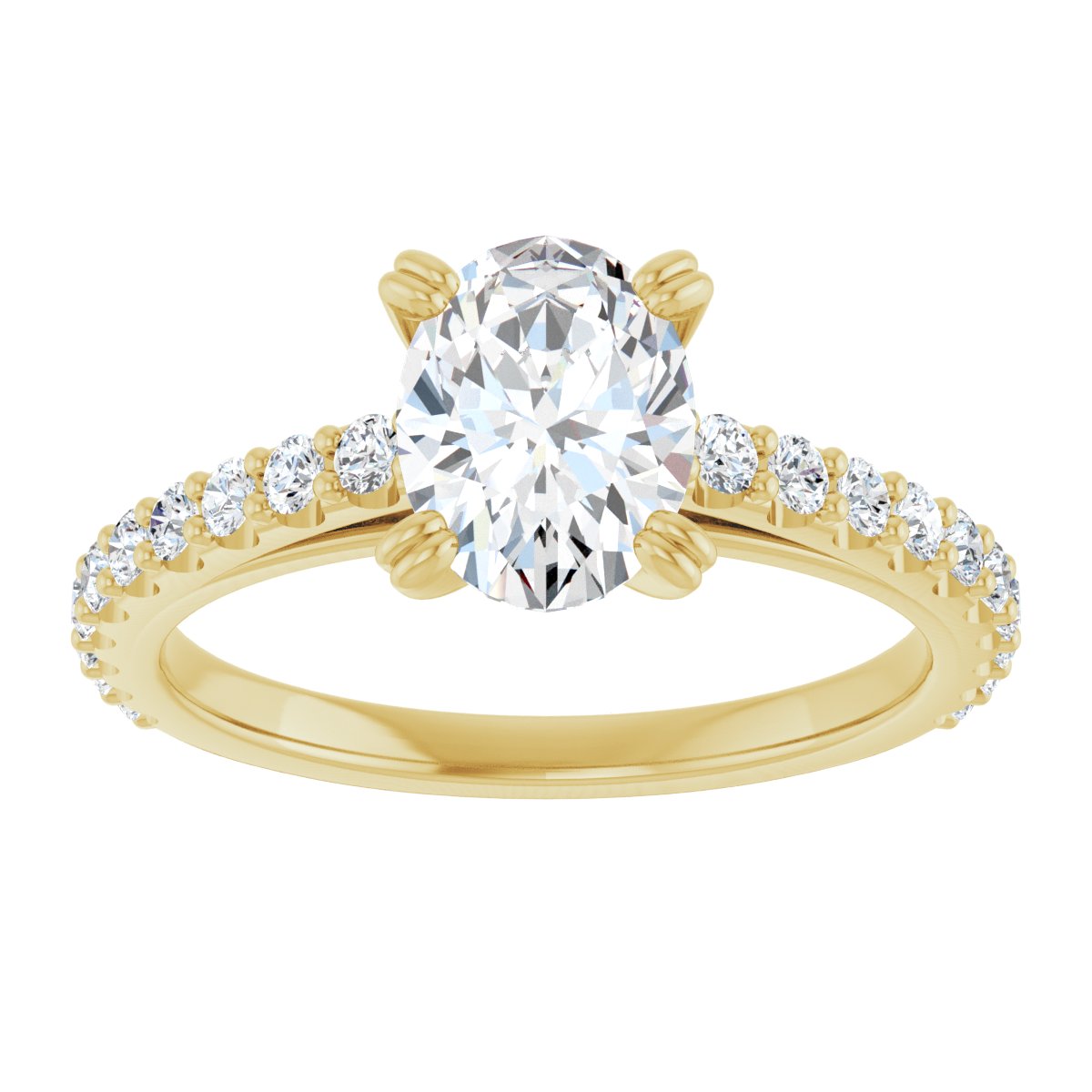 Accented Engagement Ring
