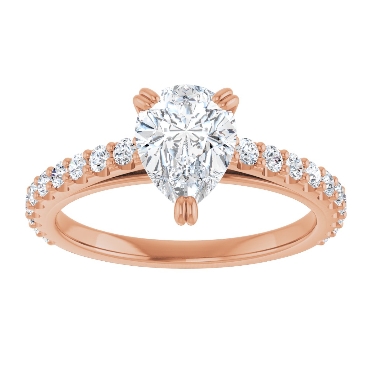 Accented Engagement Ring
