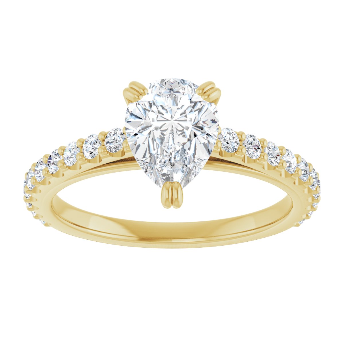Accented Engagement Ring