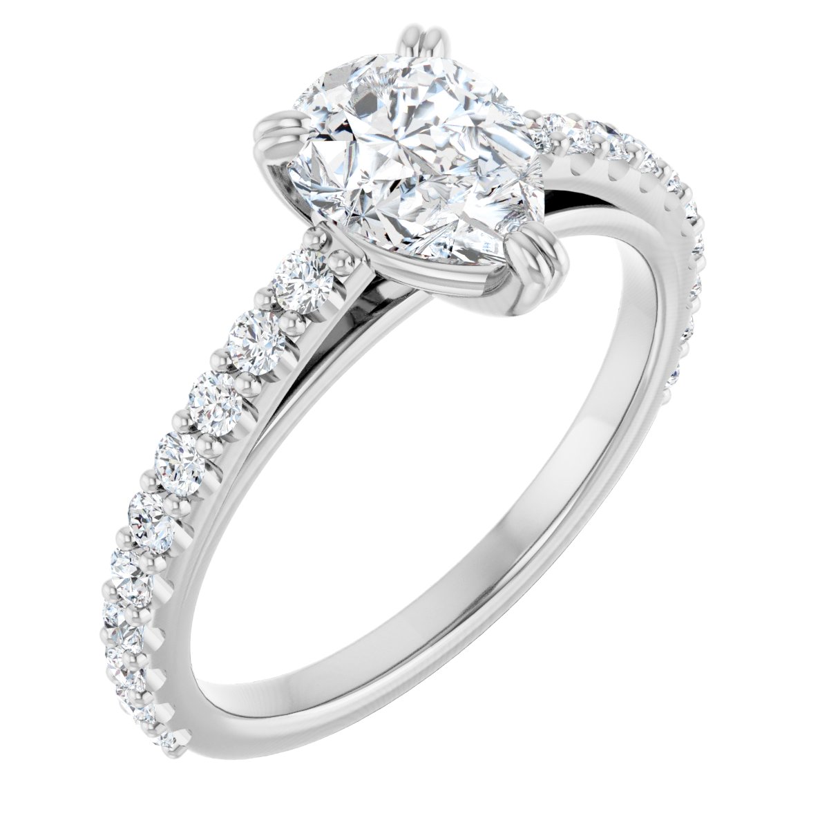 Accented Engagement Ring