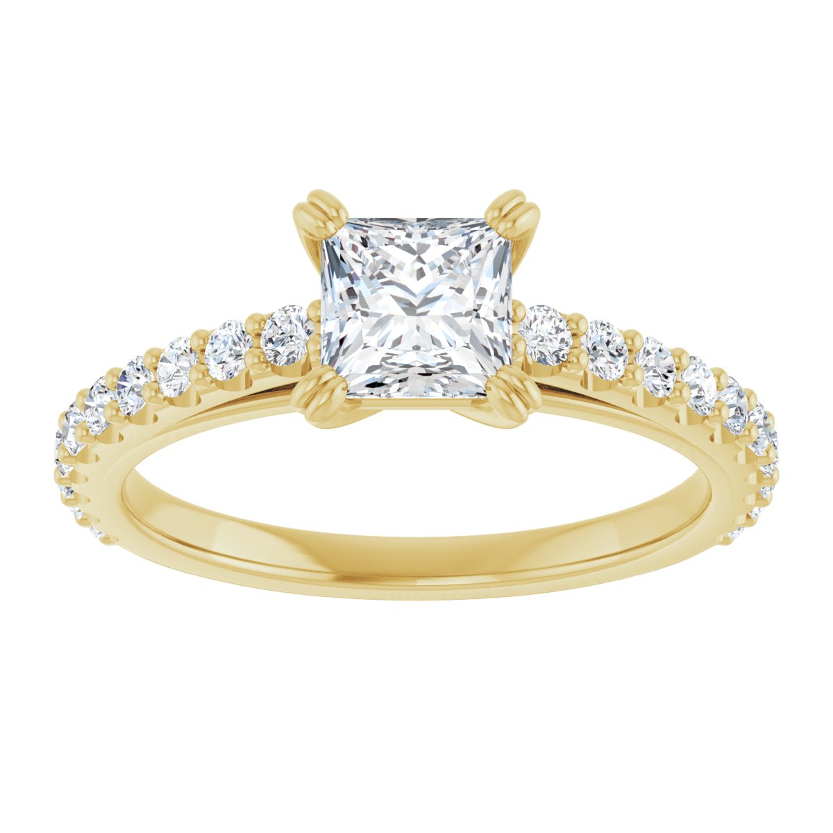 Accented Engagement Ring