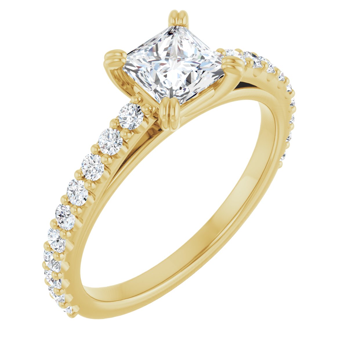 Accented Engagement Ring