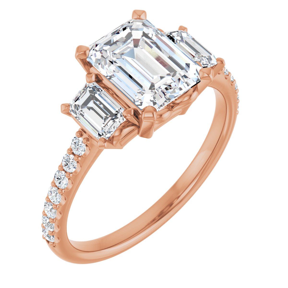 Three-Stone Engagement Ring