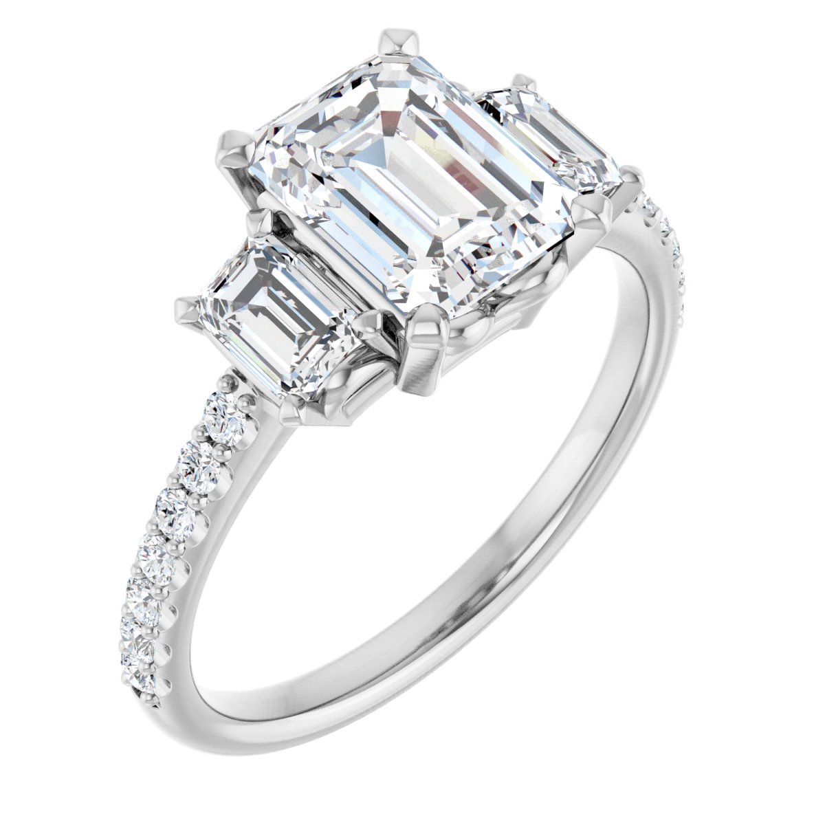 Three-Stone Engagement Ring