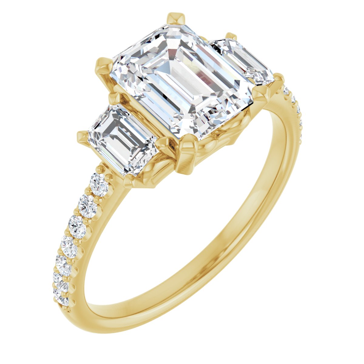 Three-Stone Engagement Ring