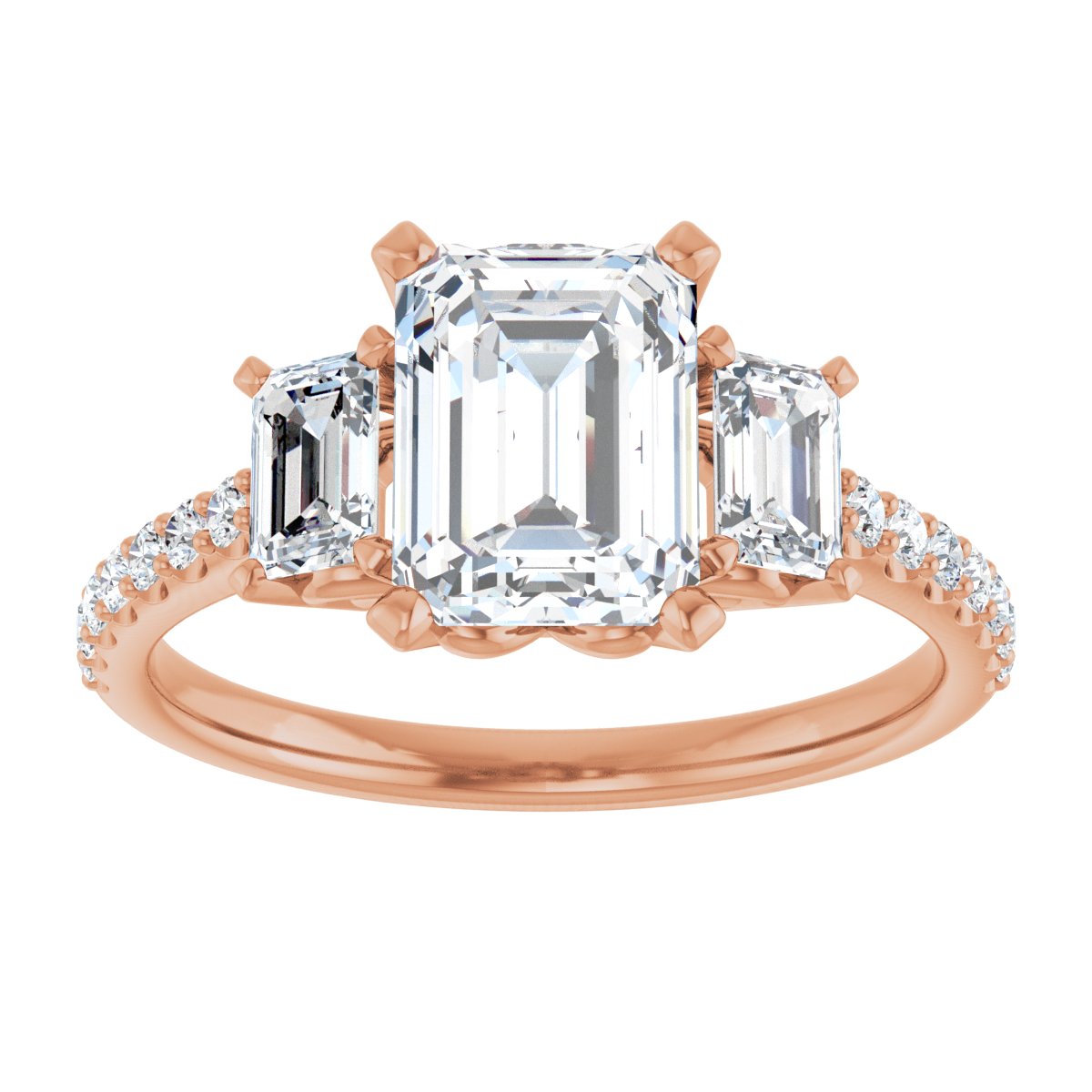 Three-Stone Engagement Ring