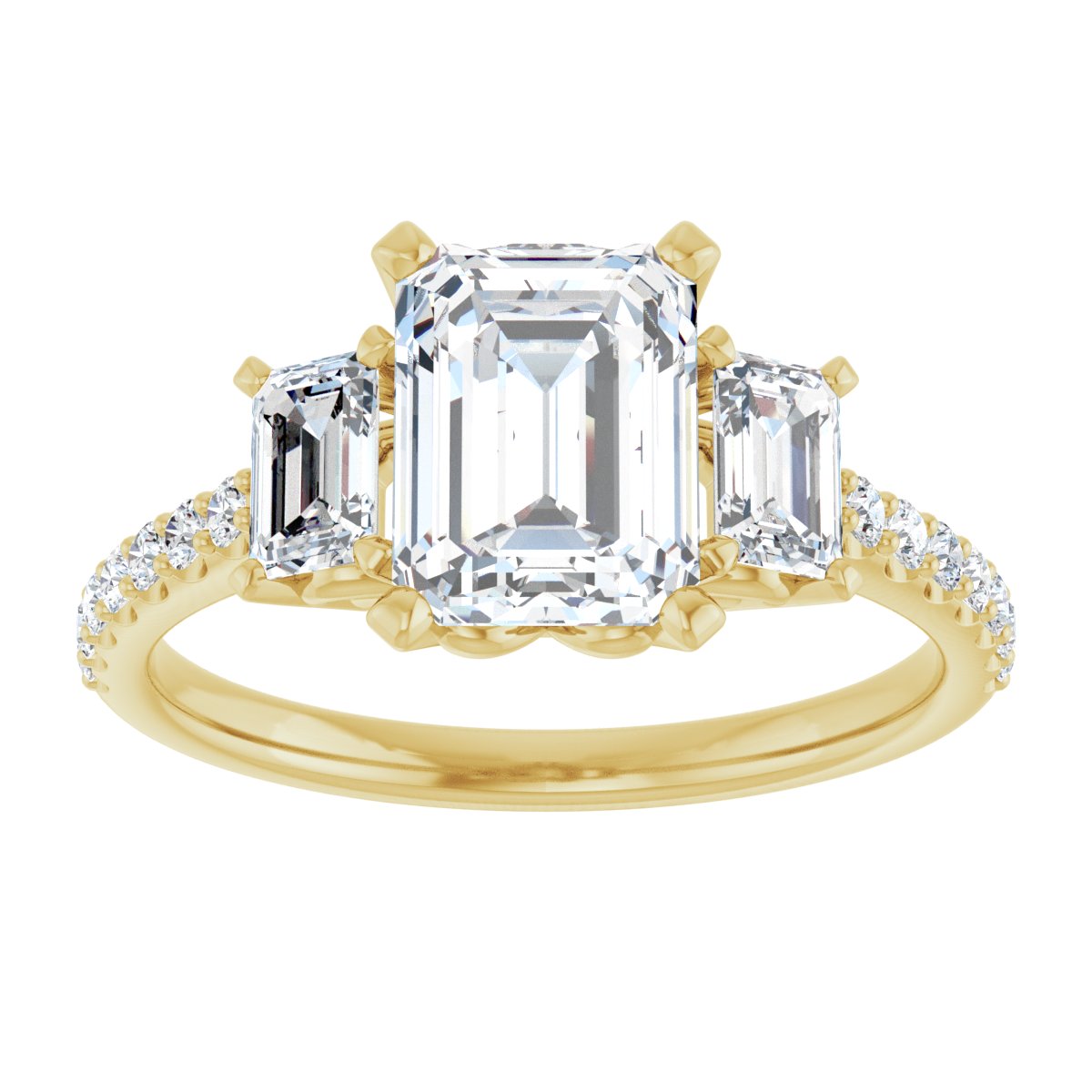 Three-Stone Engagement Ring