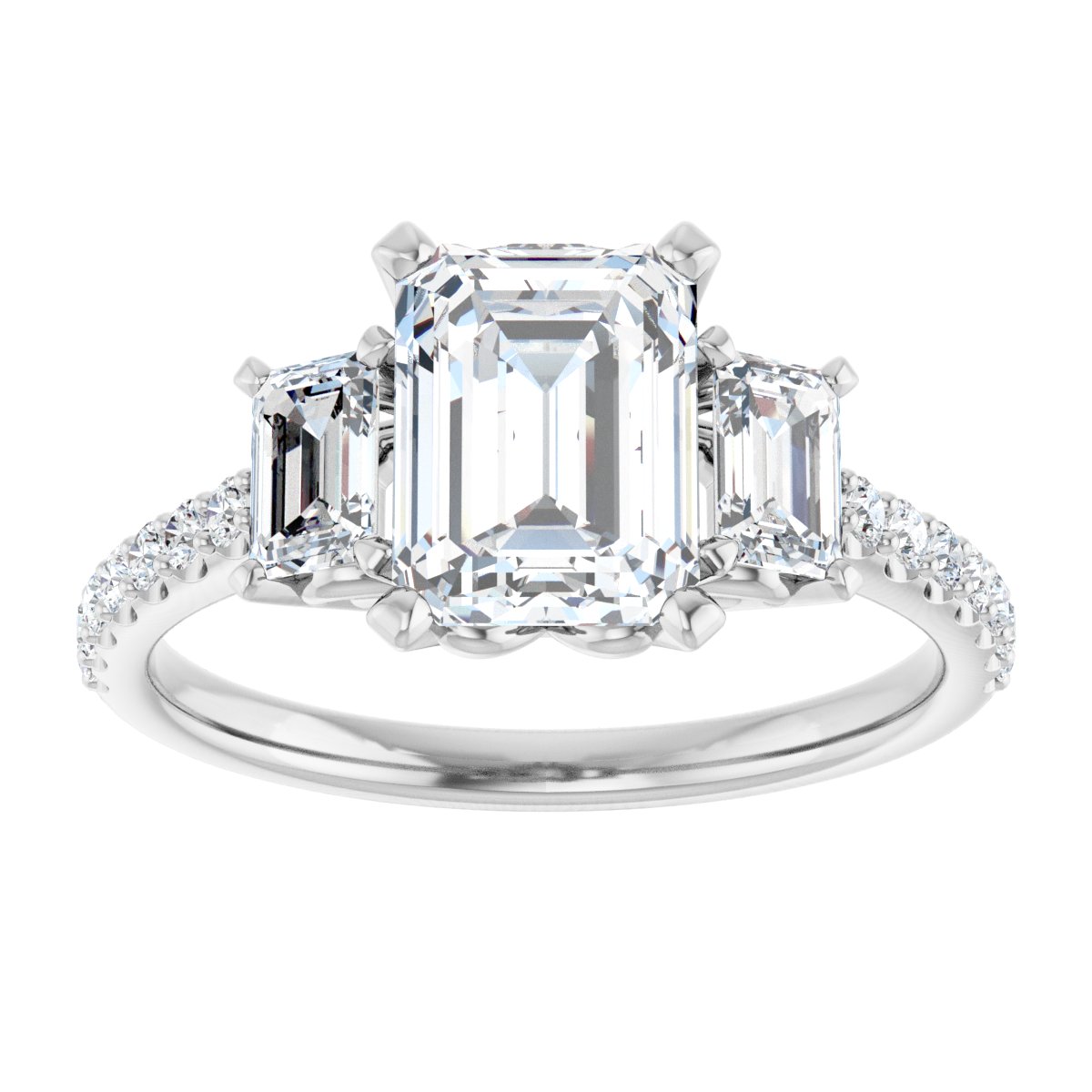 Three-Stone Engagement Ring