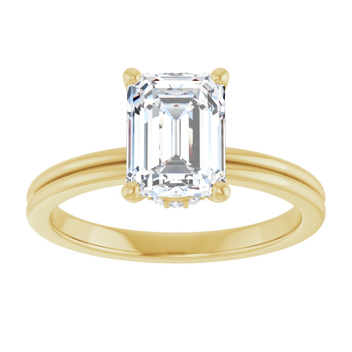 Accented Engagement Ring