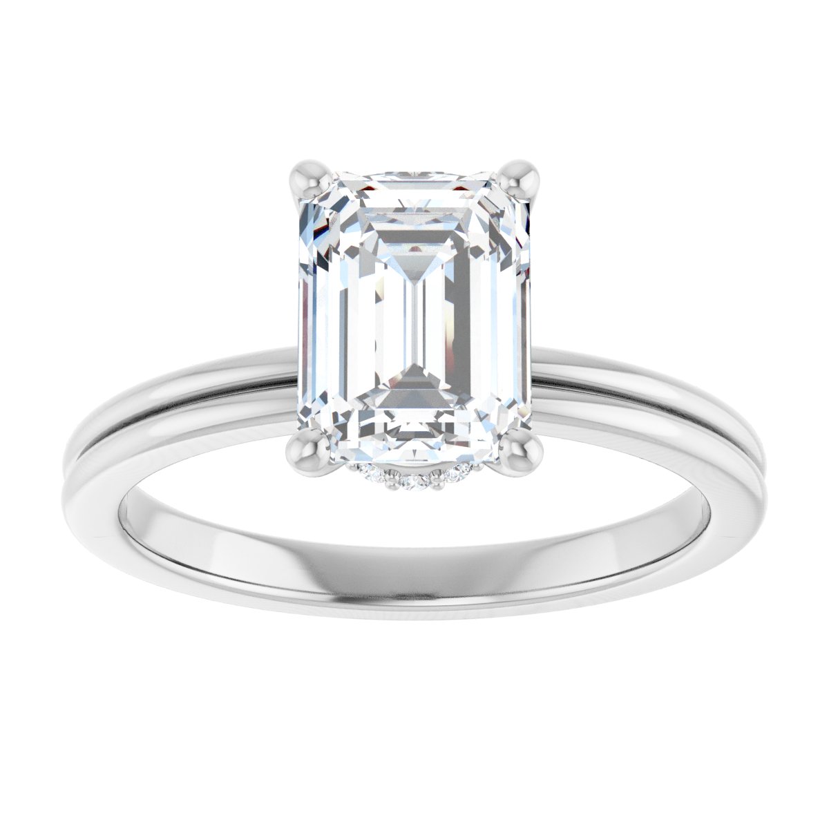 Accented Engagement Ring