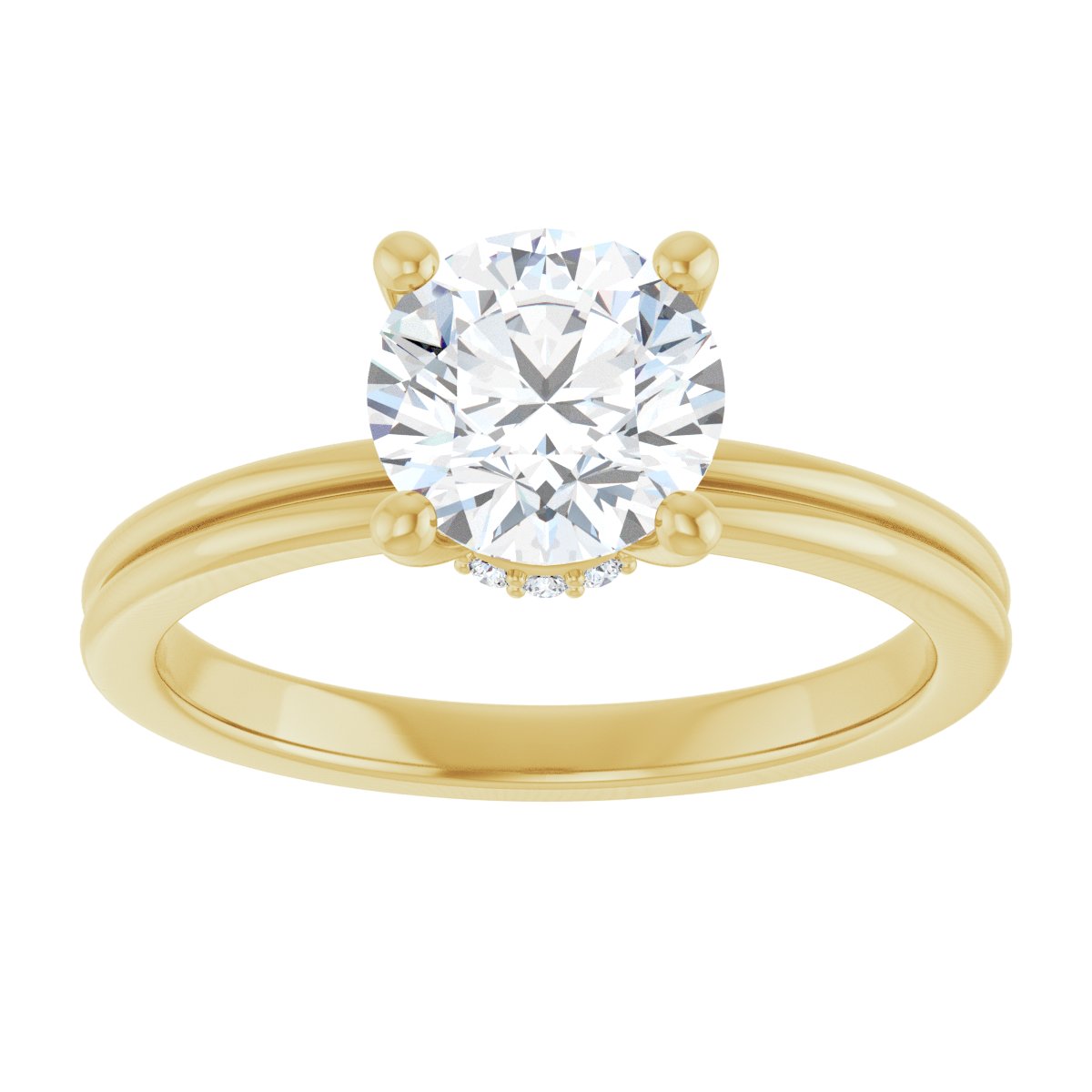 Accented Engagement Ring