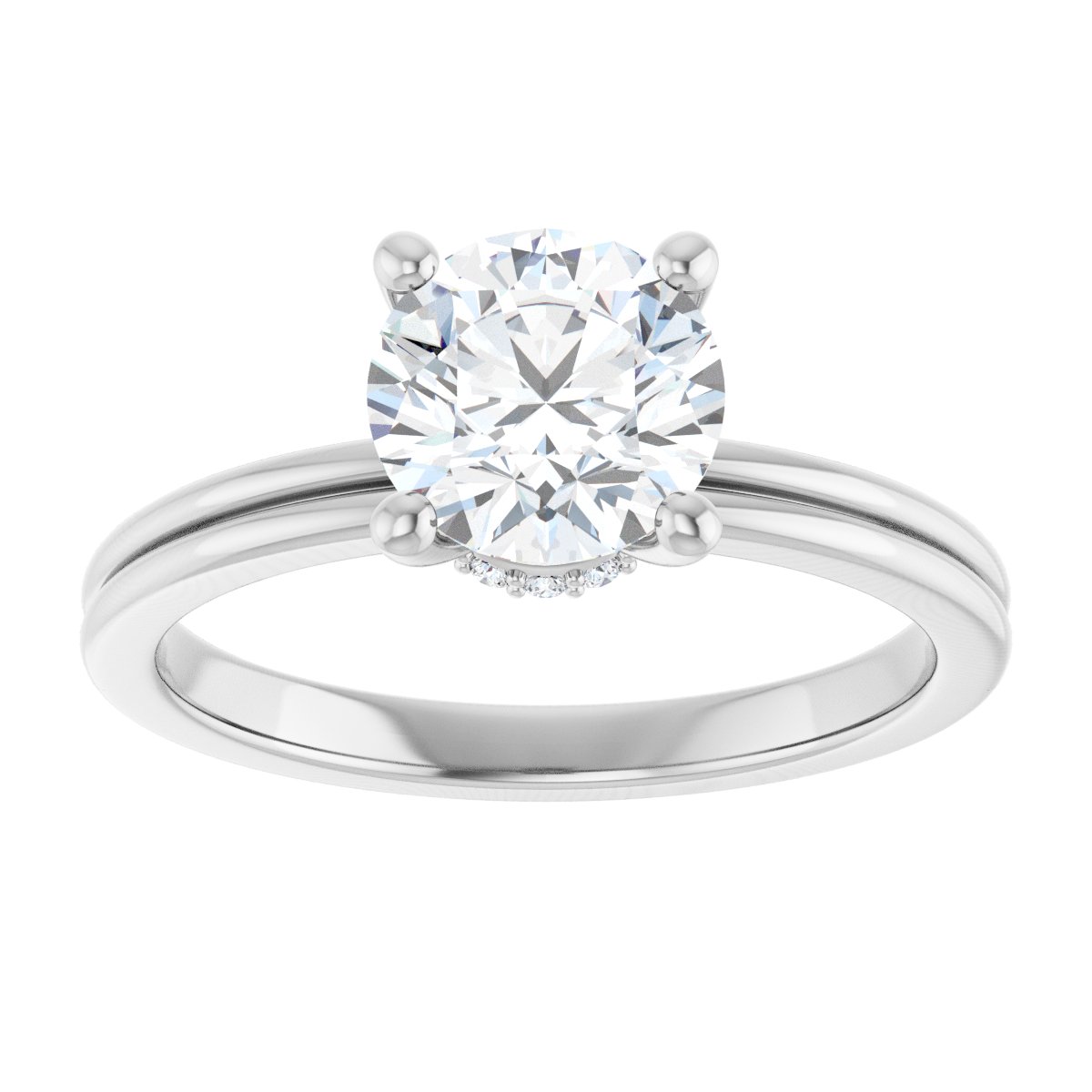 Accented Engagement Ring