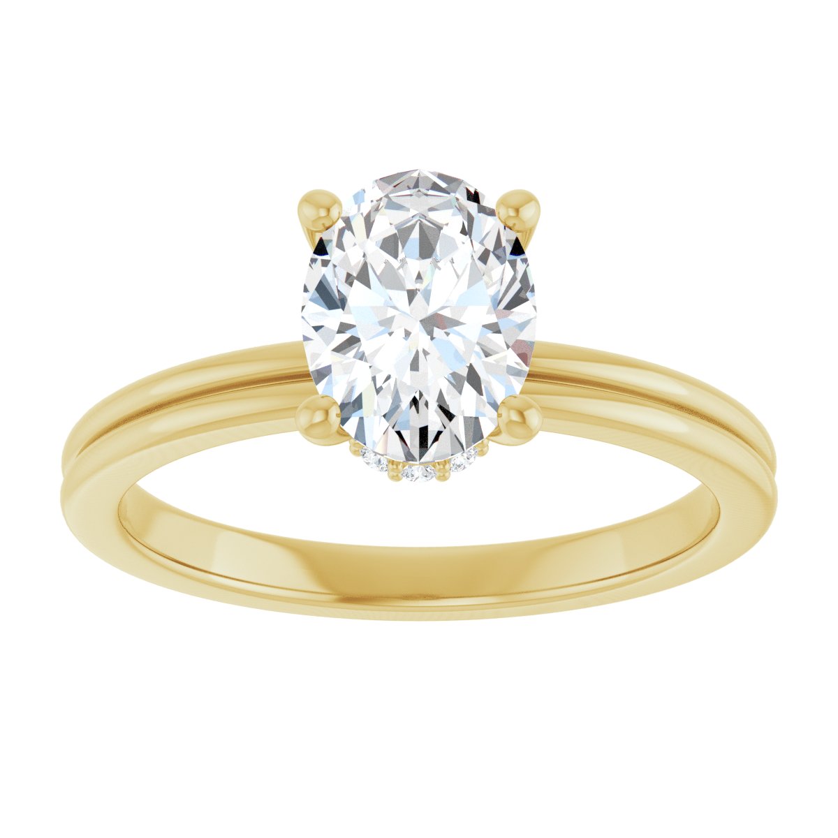 Accented Engagement Ring