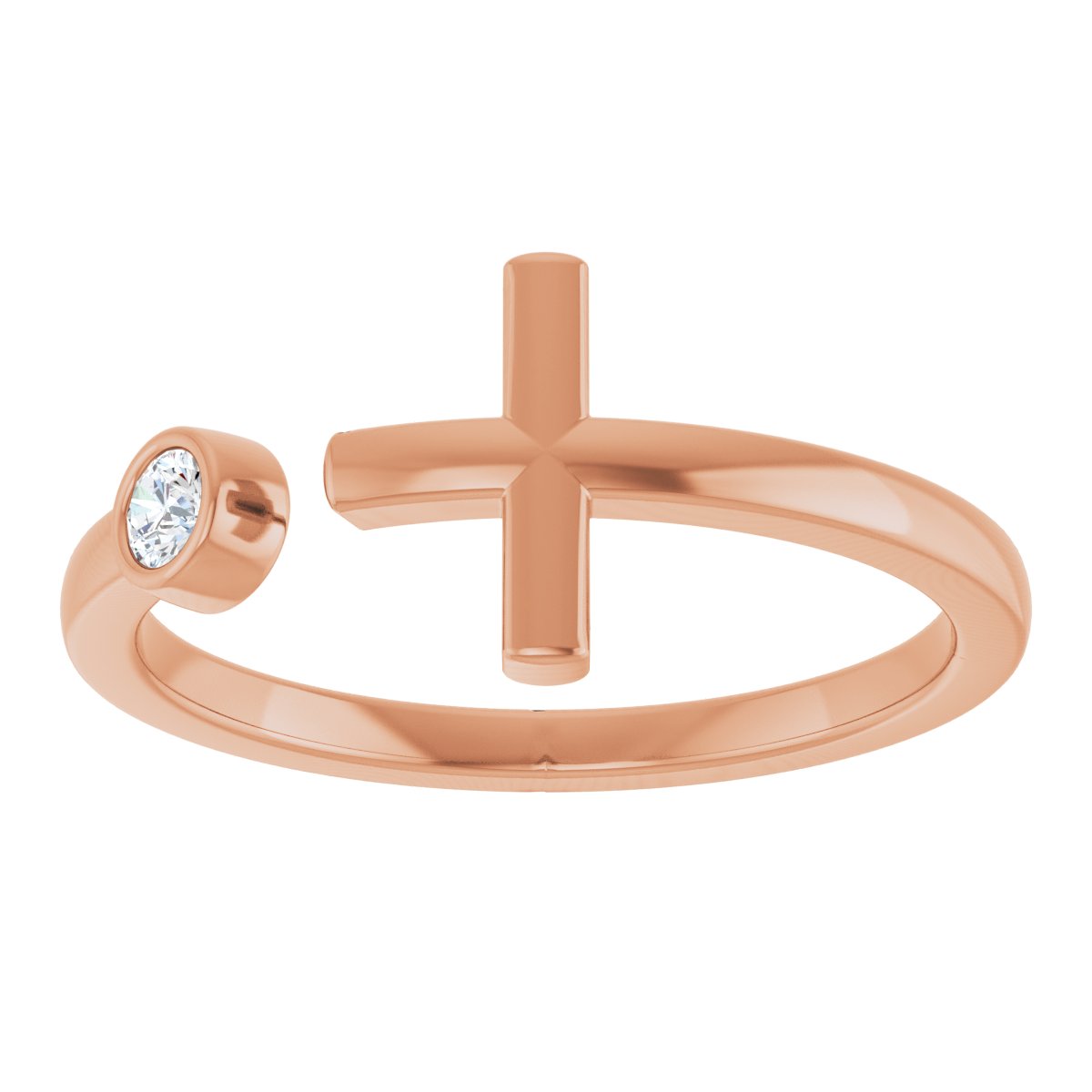 Negative Space Cross Ring