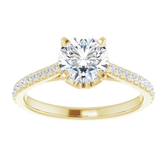 French-Set Engagement Ring or Band