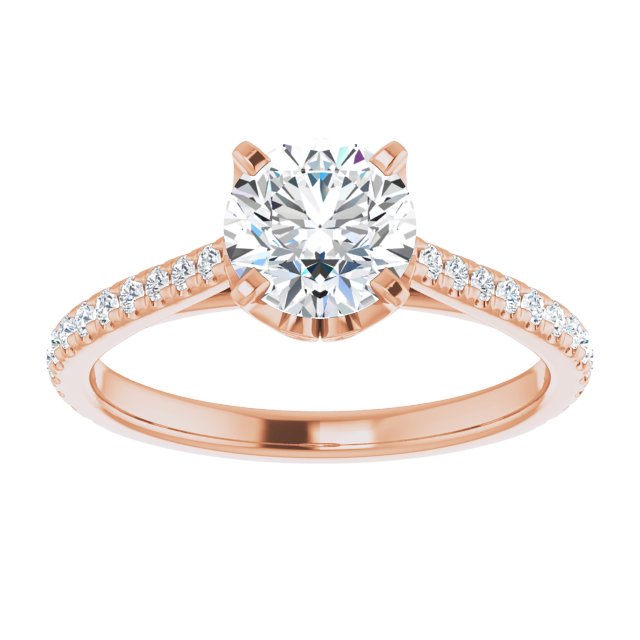 French-Set Engagement Ring or Band