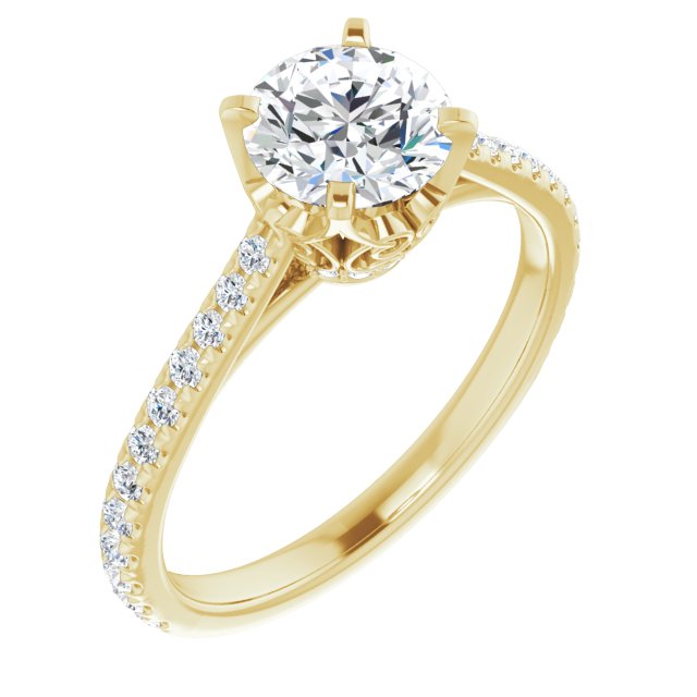 French-Set Engagement Ring or Band