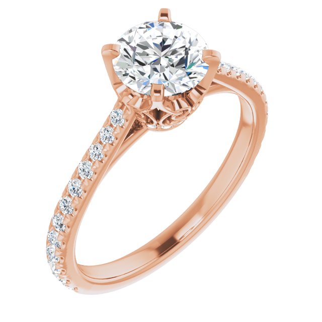 French-Set Engagement Ring or Band