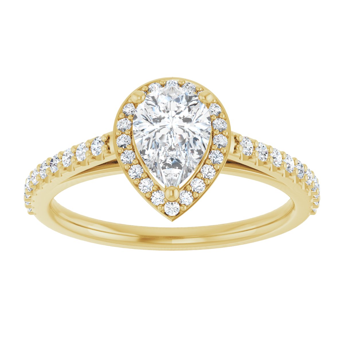 Halo-Style Engagement Ring