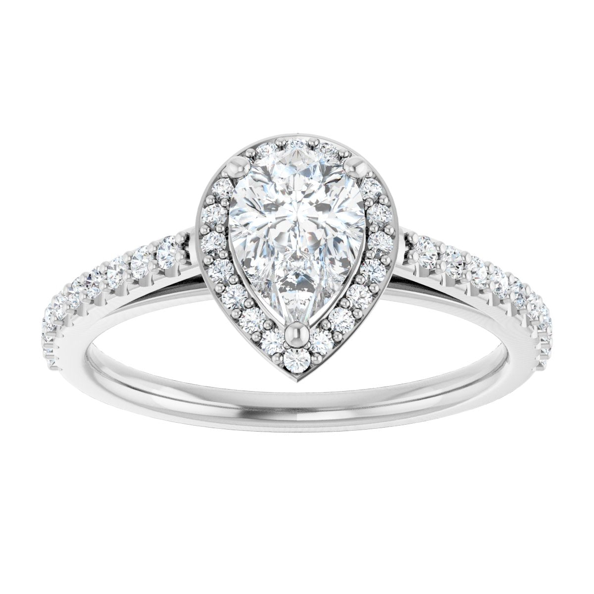 Halo-Style Engagement Ring