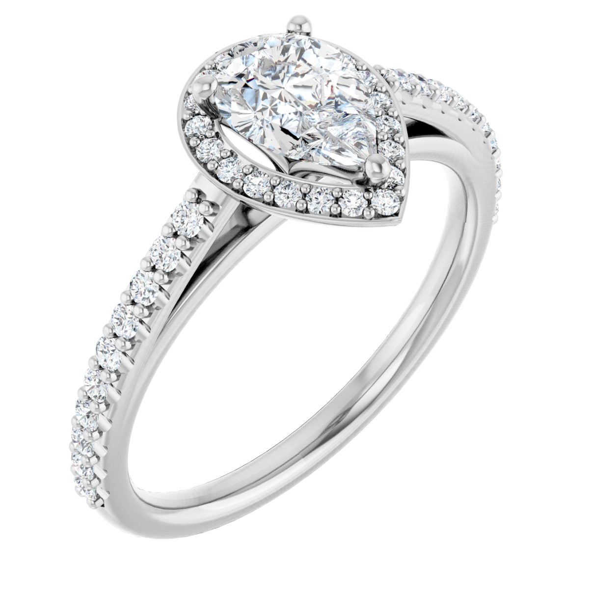 Halo-Style Engagement Ring