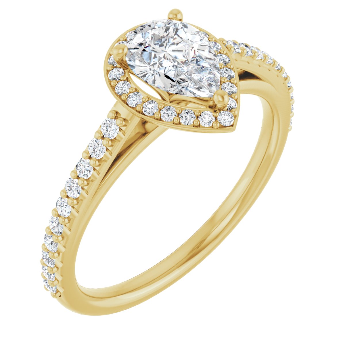 Halo-Style Engagement Ring