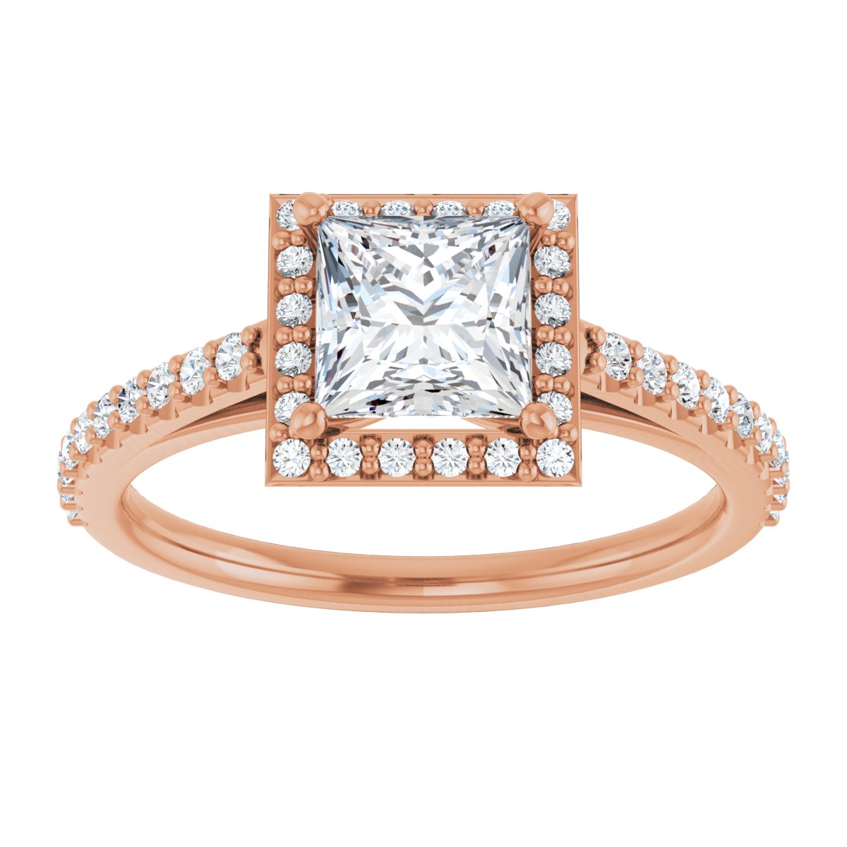 Halo-Style Engagement Ring