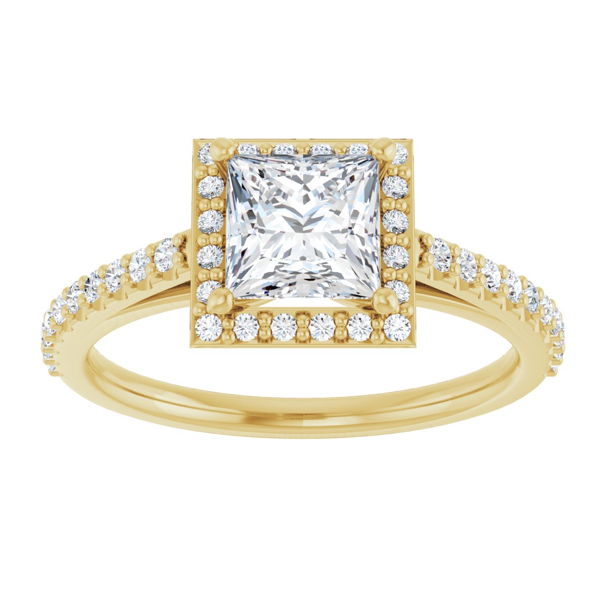 Halo-Style Engagement Ring