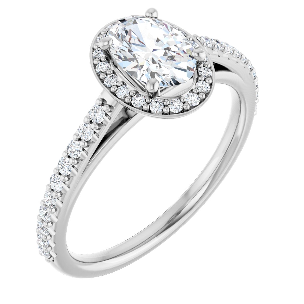 Halo-Style Engagement Ring