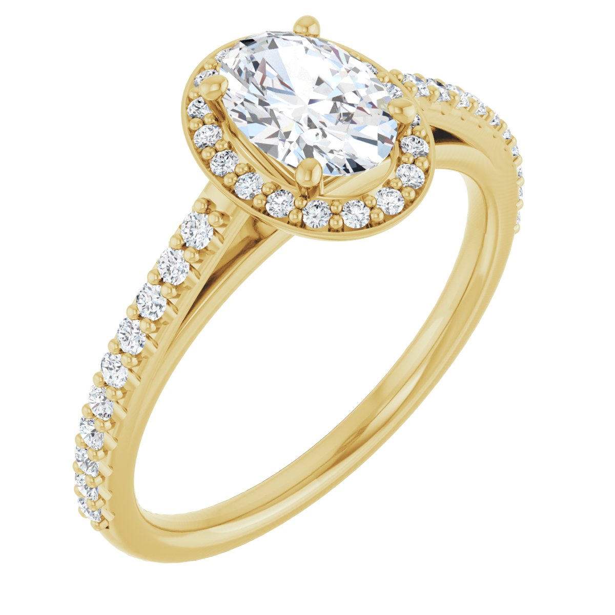 Halo-Style Engagement Ring