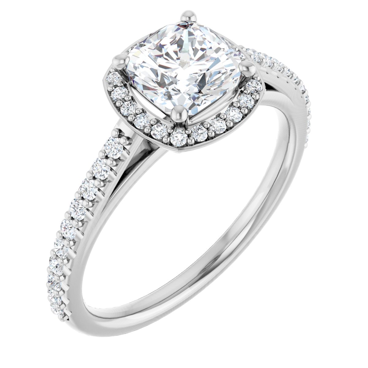 Halo-Style Engagement Ring